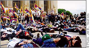 Manifestation au Trocadéro