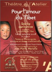 "Pour l'amour du Tibet", 13 oct. 2008, Paris