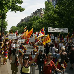 Manifestation Paris, 10 mai 2008. © Jerome Bergman